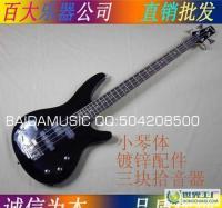 探索音樂(lè)新維度 百大樂(lè)器長(zhǎng)期供應(yīng)IBZ黑色小琴體電貝斯，多色現(xiàn)貨發(fā)售
